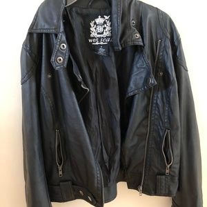 Faux Leather Jacket (Wet Seal)